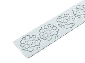 Molde silicona tuiles 5 circulos 